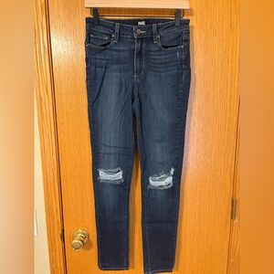 Paige Jeans Hoxton Distressed Ankle Size 27